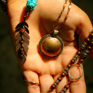 Tibetan Copper Pot Necklace
